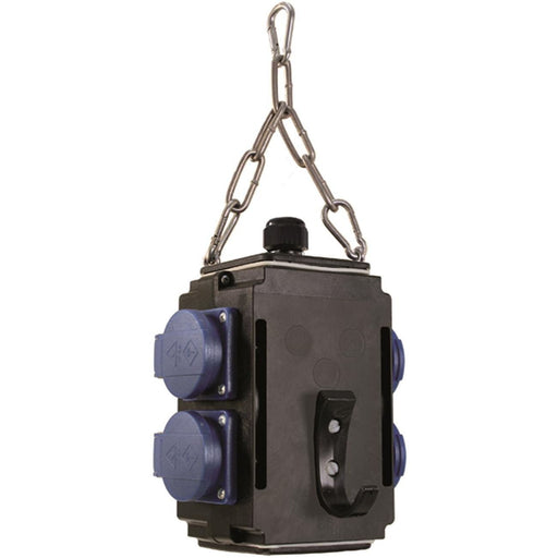 Bachmann - Strom-/Druckluftverteiler Energiewürfel 349.300 4xSchutzk.IP44