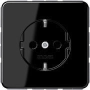Jung - Steckdose SCHUKO-Steckdose 16A 250V CD 1520 BFKI SW m.Berührungsschutz
