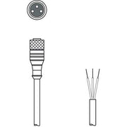 Leuze - Konfektioniertes Sensor-Aktor-Kabel Anschlussleitung KD U-M8-3A-V1-300