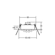 Brumberg Leuchten - Lautsprecher Einbaulautsprecher 43004070 weiss, quadr