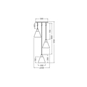 Ledvance - Pendelleuchte 3xE27 D.RaffiaPendPl.3XE27 grün
