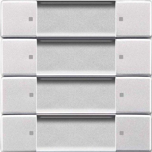 Busch-Jaeger - Sender/Fernbedienung für Installationsschalterprogramme Wandsender 6737/01-83 alu silber