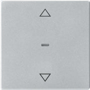 Berker - Abdeckung/Bedienelement für Installationsschalterprogramme Abdeckung Tastsensor-Modul 80961221 1-fach alu
