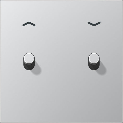 Jung - Abdeckung/Bedienelement für Installationsschalterprogramme Abdeckung mit Kipphebel AL 12-5 P R 0 Zylinder, 1fach, alu