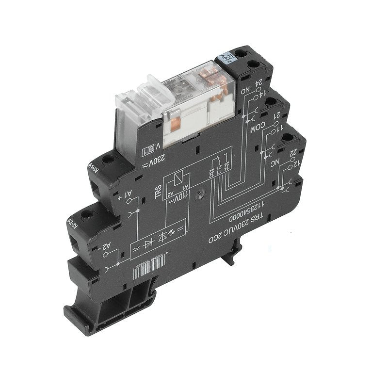 Weidmüller - Schaltrelais Koppelrelais TRS 48VUC 2CO 48V UC 10 %,2W(AgNi) − 10 Stück