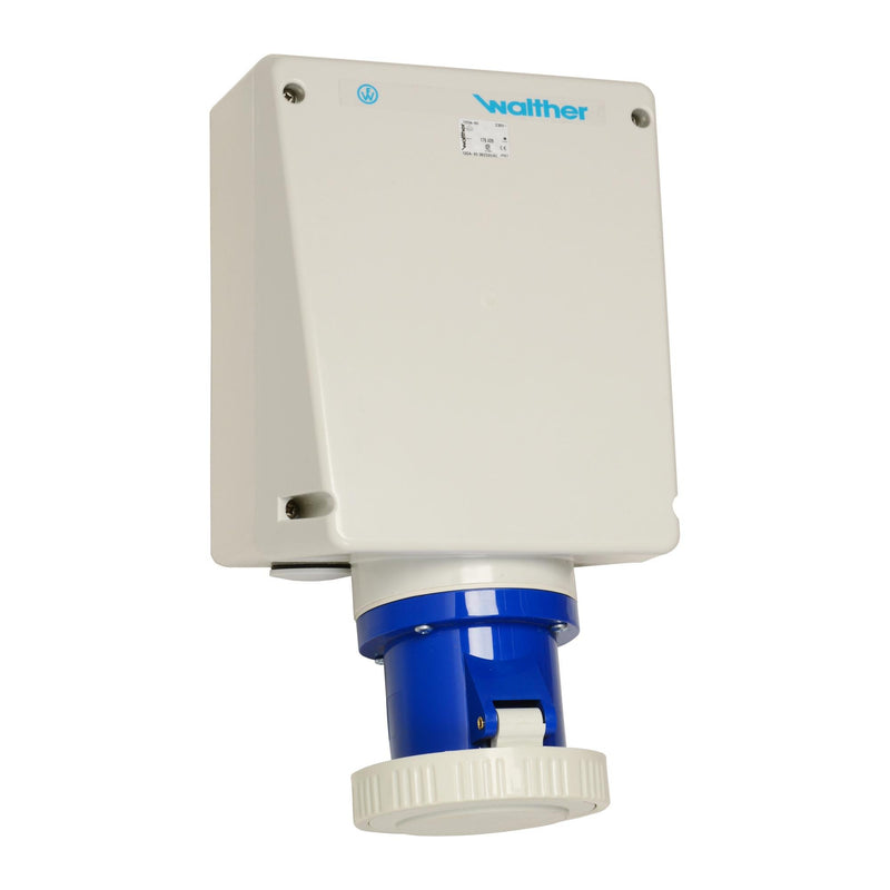 Walther Werke - CEE-Steckdose (IEC 60309) Wandsteckdose 125A 179409 4P 230V 9h IP67