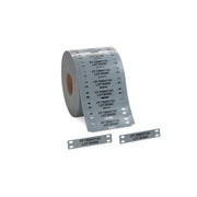 HellermannTyton - Kabelmarkierungssystem Kennzeichnungsschilder 556-80565(1000) 12x60mm gra 1000/Rol − 1000 Stück