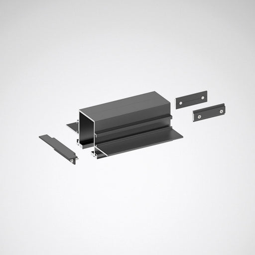 Trilux - Mechanisches Zubehör/Ersatzteile für Leuchten Einputzset Rail Einsp- #8897600 schwarz