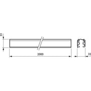 Philips Lighting - Stromschiene 3-Phasen-Stromschiene RBS750 #06537200 RCS750 5C6 L2000 WH
