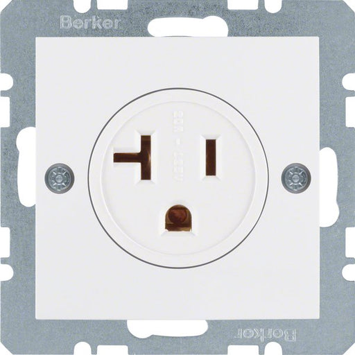 Berker - Steckdose Schutzkontakt 41688989 S.1 polarweiß