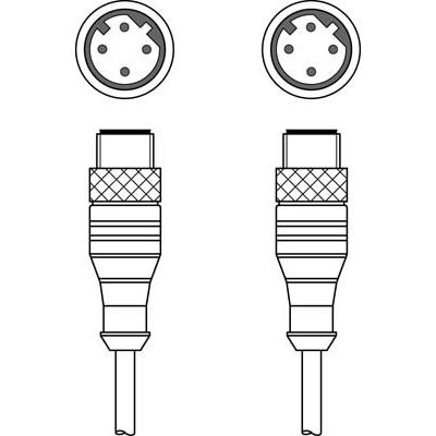 Leuze - Konfektioniertes Sensor-Aktor-Kabel Verbindungsleitung KSS ET-M12-#50130631