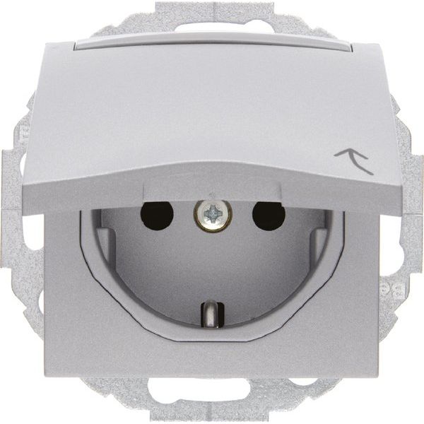 Berker - Steckdose Schuko-Steckd.alu 47461404