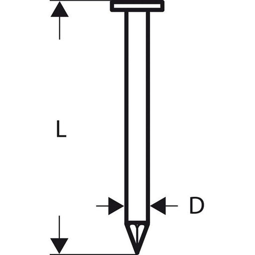 Bosch - Nagel für Nagelgerät Rundkopf-Streifennagel 2608200030(VE3000) SN21RK 80 3,1 mm 80
