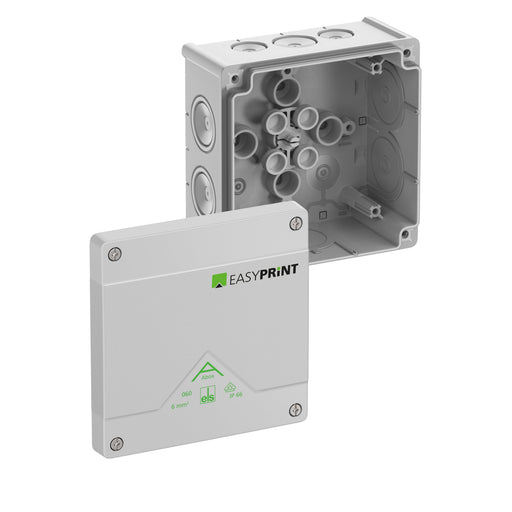 Spelsberg - Dose, Gehäuse für Montage auf der Wand/Decke Abzweigkasten Abox 060-L EasyPrint IP66