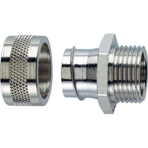 Lapp Zubehör - Metall-Schutzschlauch-Verschraubung SILVYN-LGF-2-M-12X1,5 LGF-2-M 12x1,5 − 10 Stück