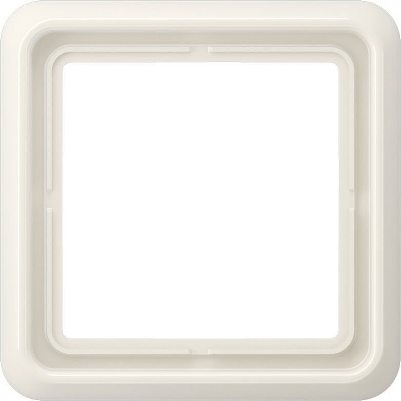 Jung - Abdeckrahmen Rahmen 1-fach ws CD 581 W waage/senkrecht