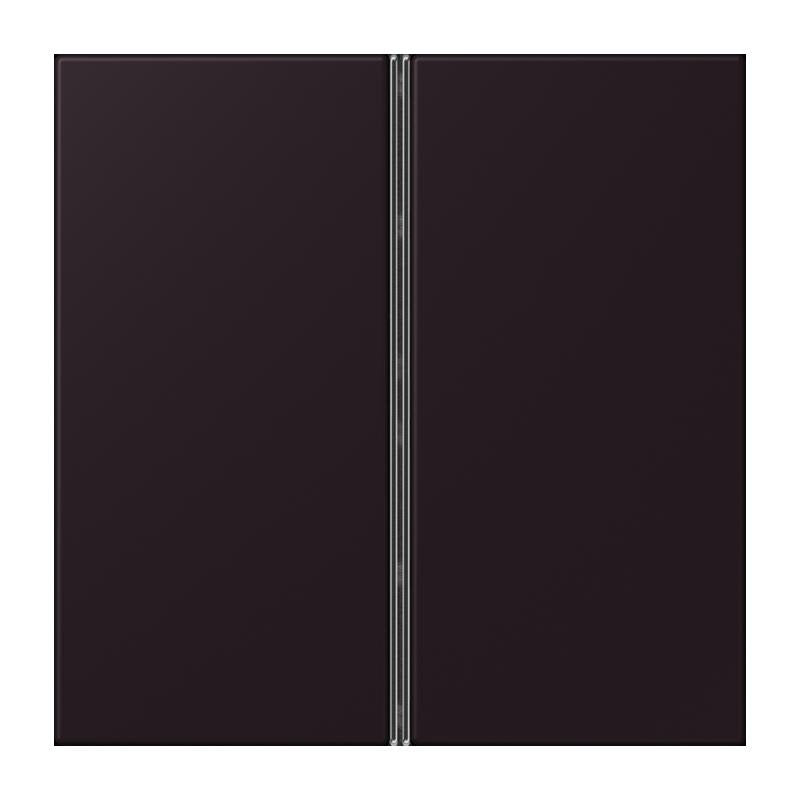 Jung - Abdeckung/Bedienelement für Installationsschalterprogramme Tastensatz 2fach LC 402 TSA 248 noir divoire