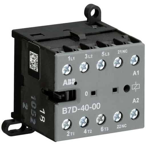 ABB Stotz S&J - Leistungsschütz zum Schalten von Wechselstrom Kleinschütz B7D-40-00-05 20-240V DC mit Diode