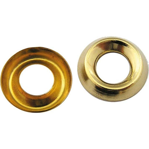 Dresselhaus - Unterlegscheibe Zierscheiben 3193/000/52 4x9 offen, Messing − 50 Stück