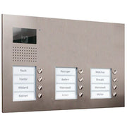 TCS Tür Control - Türstation für Türkommunikation Video color Außenstation V AVU16120-0030 PUK 12 Tasten 3-spal