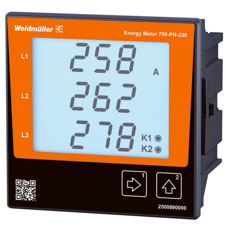 Weidmüller - Kombimessgerät Messgerät elektrische ENERGYMETER 700PN230 Größen