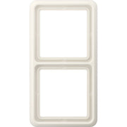 Jung - Abdeckrahmen Rahmen 2-fach ws CD 582 WU W waage/senkrecht