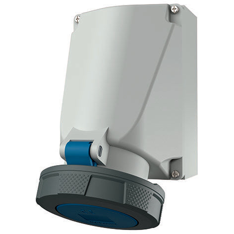 Mennekes - CEE-Steckdose (IEC 60309) Wanddose 128P 63A,3p,6h,230V,IP67 − 5 Stück