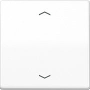Jung - Abdeckung/Bedienelement für Installationsschalterprogramme Wippe Symbole aws AS 591 P WW für Taster