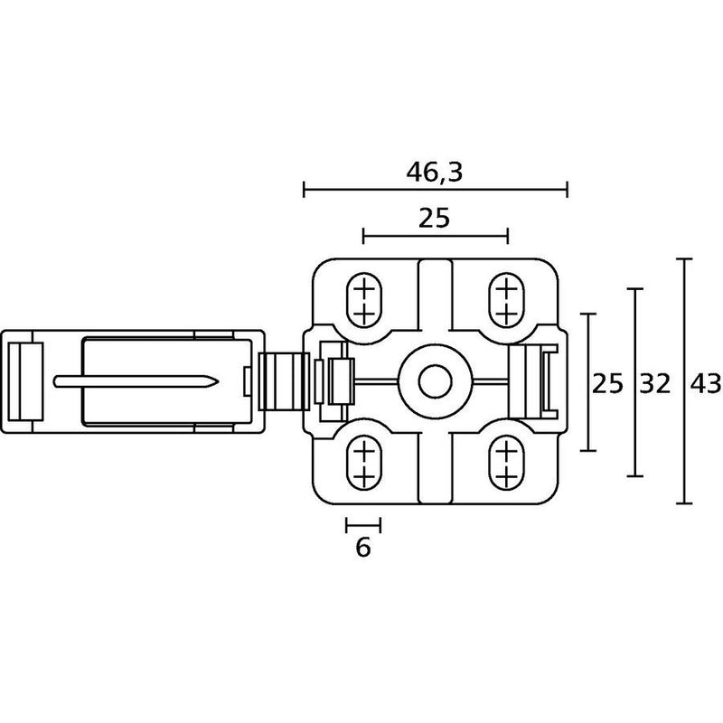 HellermannTyton - Rohrschelle IWS-Wellrohrhalter CTCC-IWS29-MB43-GY20 schraubbar, grau − 20 Stück