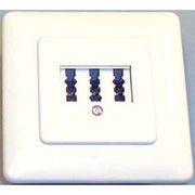 E+P Elektrik - Fernmeldeanschlussdose TAE-Anschlussdose T 133 3fach UP