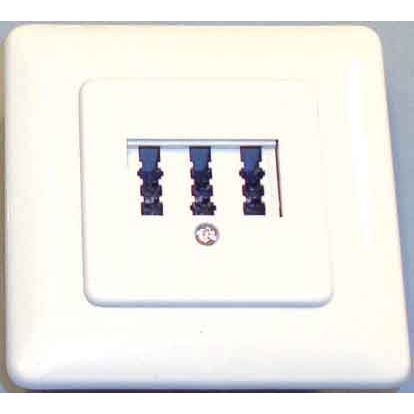 E+P Elektrik - Fernmeldeanschlussdose TAE-Anschlussdose T 133 3fach UP