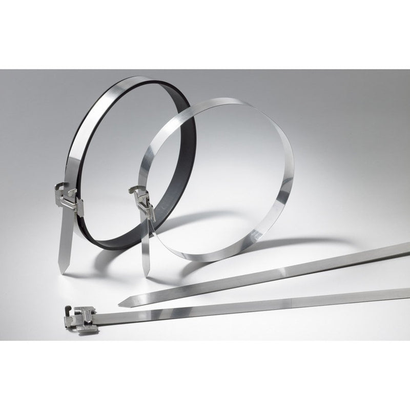 HellermannTyton - Kabelbinder Edelstahlkabelbinder 111-00331(10) 1500x 16 mm − 10 Stück