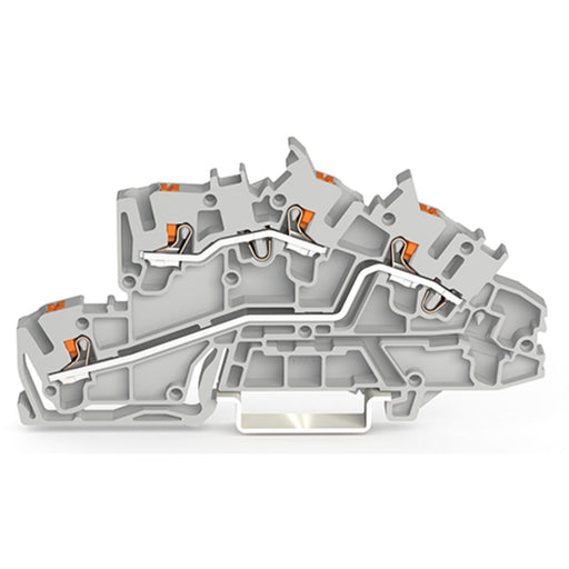 WAGO - Installations-Etagenklemme Installationsetagenklemme 2203-7642 2,5 mm² mit Drücker