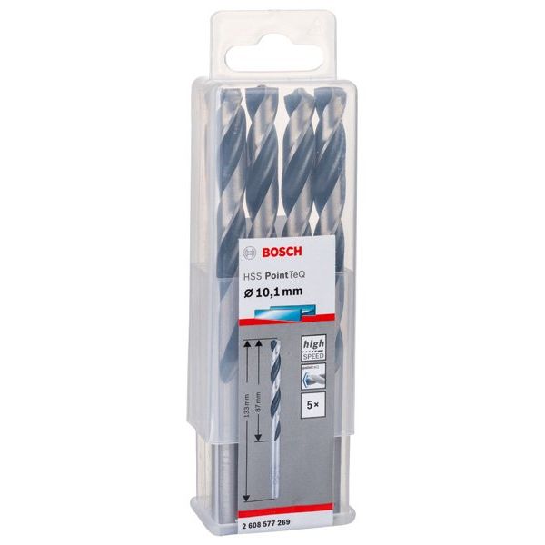 Bosch - Bohrer Metallspiralbohrer HSS 2608577269 PointTeQ DIN 338