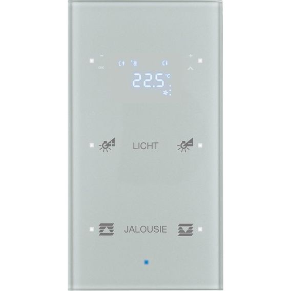 Berker - Bussystem-Tastsensor Glas-Sensor 75642134 mit Raumtemperatur