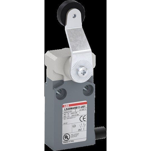 ABB Stotz S&J - Einzelpositionsschalter Kompakt-Pos.schalter LS20M45B11-U01 Metall-Gehäuse IP67