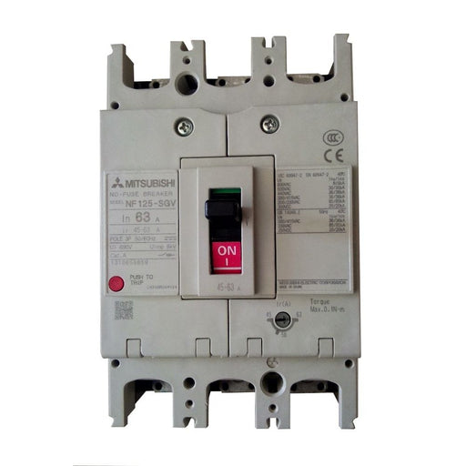 Mitsubishi Electric - Leistungsschalter für Trafo-, Generator- und Anlagenschutz Leistungsschalter NF125-SGV 4P 25-32A 4-polig