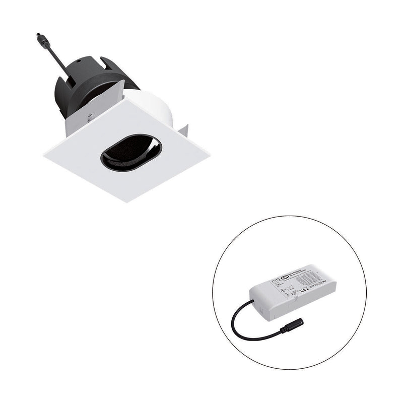 EVN Lichttechnik - Downlight/Strahler/Flutlicht LED-Einbauleuchte modular F09RXXXM0627L15D Konfigurationstype