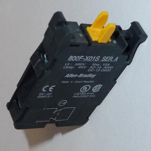 Rockwell - Hilfsschalterblock HILFSSCH.1Ö ÜBERW.800F-PX0 800F-PX01S 1S