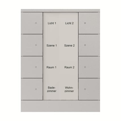 Busch-Jaeger - Bussystem-Tastsensor 8f. Bedienelement SB/U8.0.11-83 alusilber