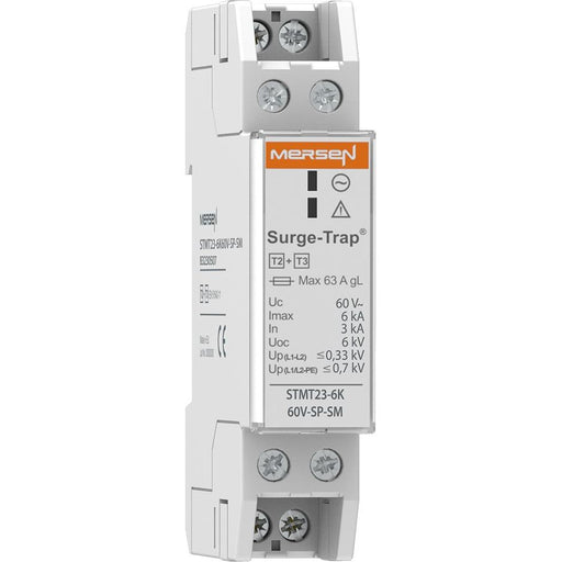 Mersen - Überspannungsableiter für Energietechnik/Stromversorgung Überspg.-Ableiter Typ 2+3 STMT23-6K60V-SP-SM 6kA Uc60V Slim TT