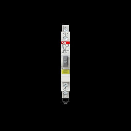ABB Stotz S&J - Taster für Reiheneinbau Leuchttaster E217-16-01E48 gelb
