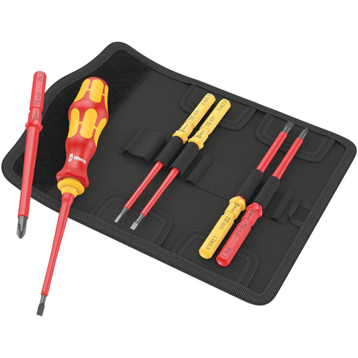 Wera - Werkzeugset Kraftform Kompakt VDE 7 05006600001 Tool Finder,7-teilig