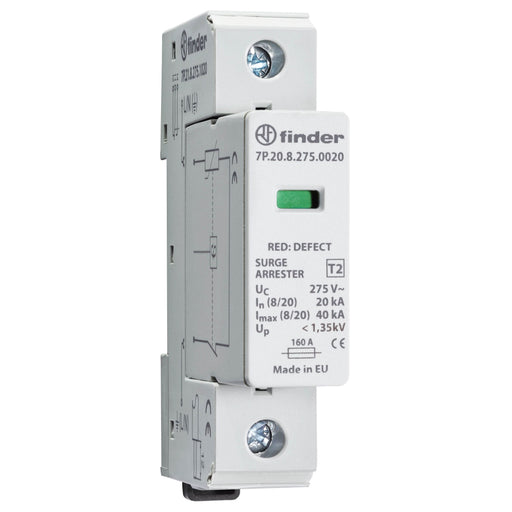 Finder - Überspannungsableiter für Energietechnik/Stromversorgung Überspannungsableiter 7P.21.8.275.1020