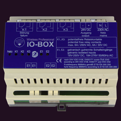 RP-Technik - Überwachungseinrichtung für Notstromversorgung Leuchten Wireless Control IO-Box WLIO32