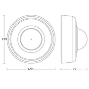 Steinel - Bussystem-Bewegungsmelder IR-Präsenzmelder PD IR 4360-24#085841 AP − 1 Stück