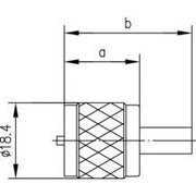 Telegärtner - Koax-Steckverbinder UHF-Kabelstecker cr/cr 100024321 G2 (RG59B/U)