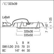 Zumtobel Group - Decken - /Wandleuchte LED - Wandfluter SUI DF9 #60211004 3000K