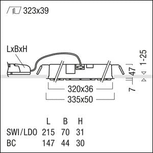 Zumtobel Group - Decken - /Wandleuchte LED - Wandfluter SUI DF9 #60211004 3000K