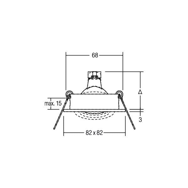 Brumberg Leuchten - Downlight/Strahler/Flutlicht LED-Einbaustrahler 350 mA 12644633 d2w